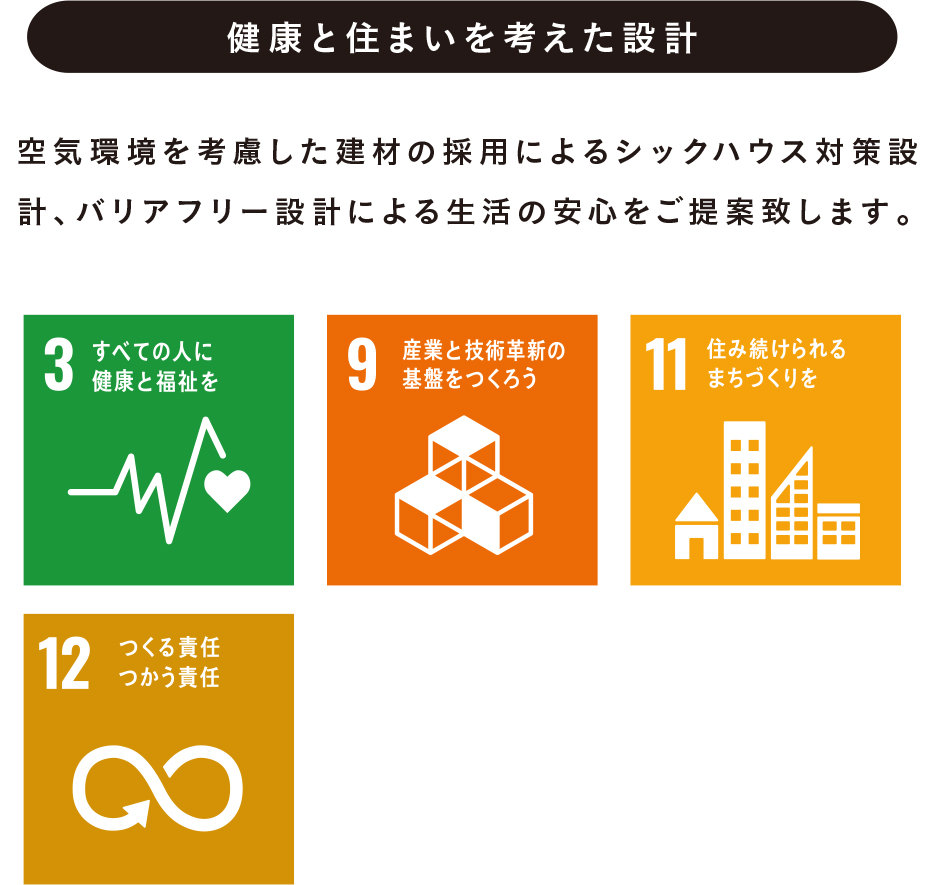 健康と住まいを考えた設計