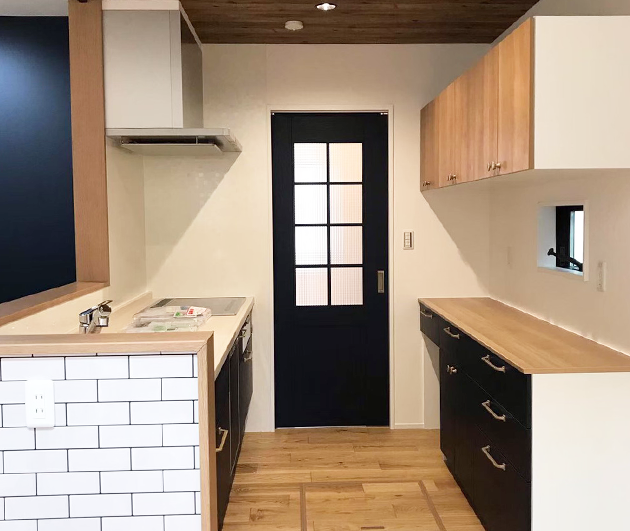 カフェスタイルキッチンの写真